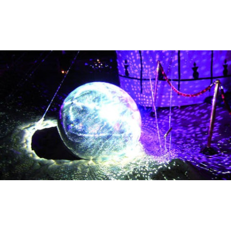 Giant mirror faceted ball 100cm for clubs
