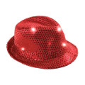 Chapeau Lumineux à LED - Rouge