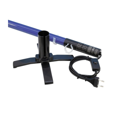 Pied en croix pour Tube Néon fluo 134cm Décoration fluorescente