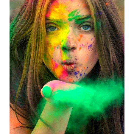 Pack 100 Sachets Poudre Holi 5 couleurs