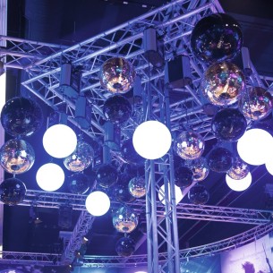 Gold Mirror Ball — 50 cm Diameter 2
