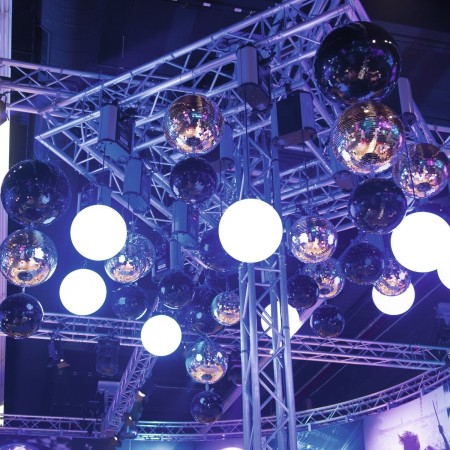 Gold Mirror Ball — 50 cm Diameter