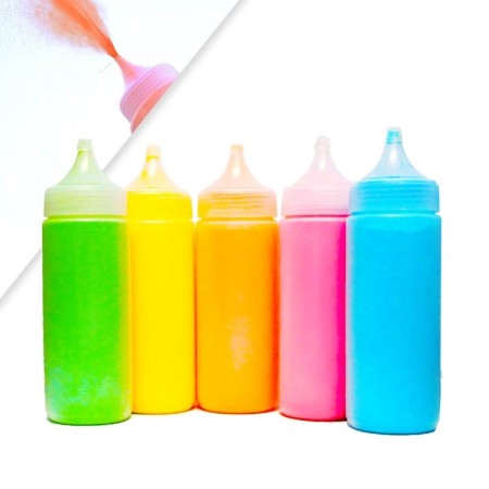5 Holi Powder Squeeze Bottles — Easy Throw