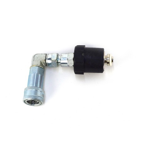 90° CO2 Bottle Connector — Quick-Coupler