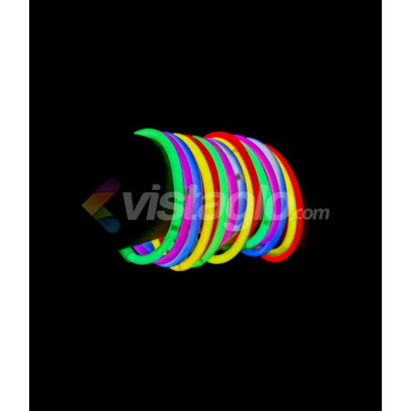 Glow Sticks Bracelets - Assorted Colors - Tube of 100pcs - Superbrite®