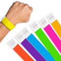Bracelets Evenementiels Papier Tyvek® indéchirables 25mm...