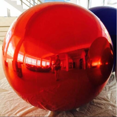 Giant Balloon Mirror Iridescent & Holographic