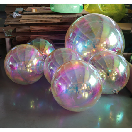 Giant Balloon Mirror Iridescent & Holographic