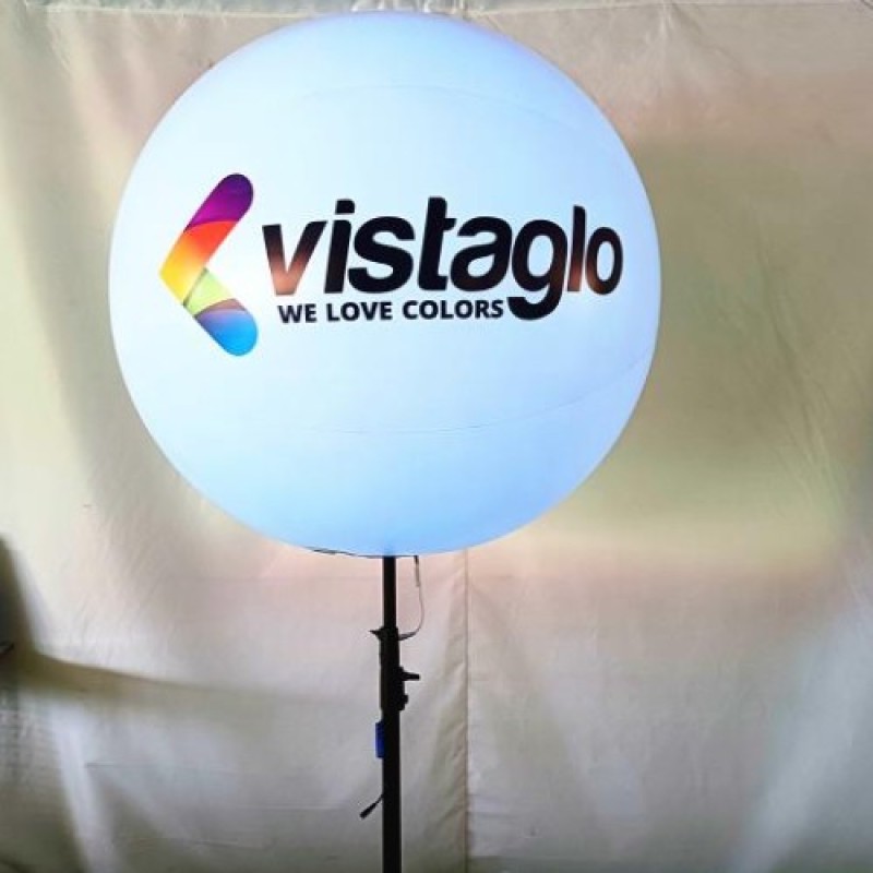 Giant Custom Advertising Balloon on Tripod — Optional LED Lighting
