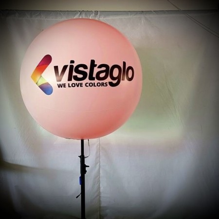 Giant Custom Advertising Balloon on Tripod — Optional LED Lighting