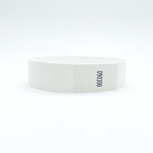 Bracelets d'identification en papier résistant et imprimables