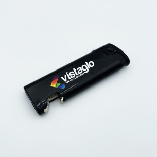 Briquet avec décapsuleur avec personnalisation, allumage bouton poussoir. 2