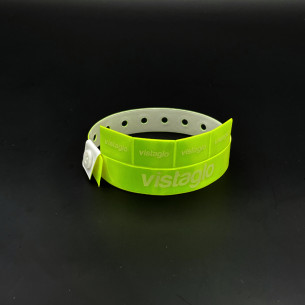 Bracelets en plastique Vinyle avec coupons détachables