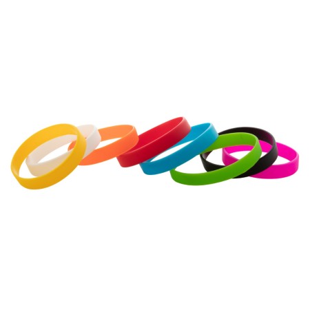 Single-Colour Silicone Event Wristband — Festivals, Concerts, Clubs