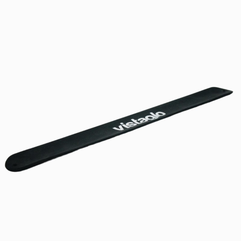 Silicone slap wristband with custom marking