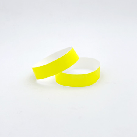 Printed Tyvek Wristbands 19mm Paper Entry Control