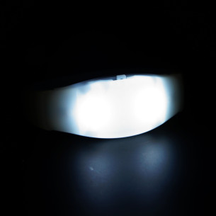 Bracelet lumineux qui s'illumine avec l'intensité de la musique, du son
