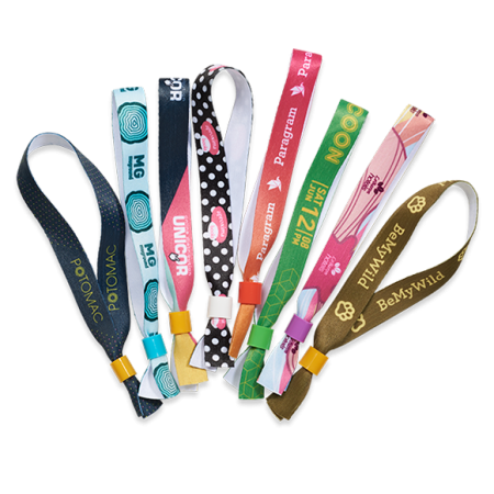 Bracelet en Tissu satiné personnalisé