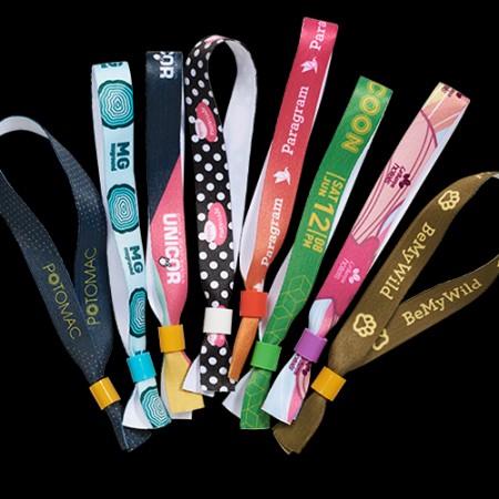 Custom Satin Fabric Wristband