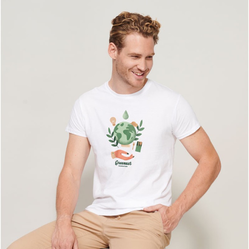 Custom-Printed Organic Cotton T-Shirt — Adult