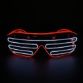 Lunettes Electroluminescentes Stripes Bicolores