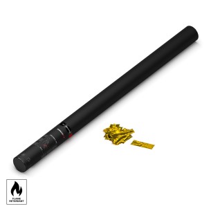 80 cm PRO Flame-Retardant Metallic Confetti Cannon — 12 m Jet