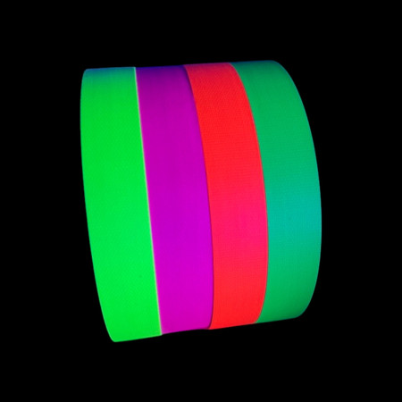 Neon UV Fluorescent Tape 25mm x 50m
