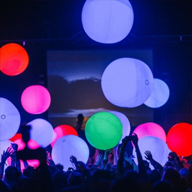 Giant LED Inflatable Crowd Ball — MobLight™ for Festivals
