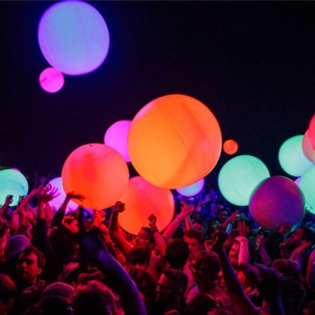Giant LED Inflatable Crowd Ball — MobLight™ for Festivals