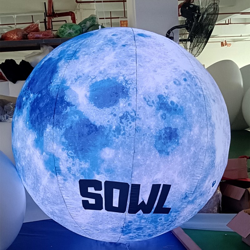 LED Giant Full Moon Inflatable Ball