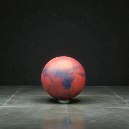 Sphère géante LED avec design de planète