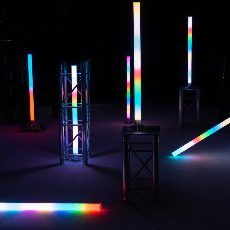 LED Color Tube with IR Remote Control
