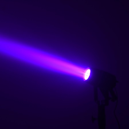 PST-10 QCL LED Pinspot — RGBW COB, DMX & IR
