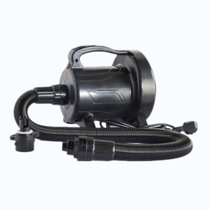 Gonfleur électrique 1200w 230V pour petites structures gonflables, avec 3 embouts de gonflage.