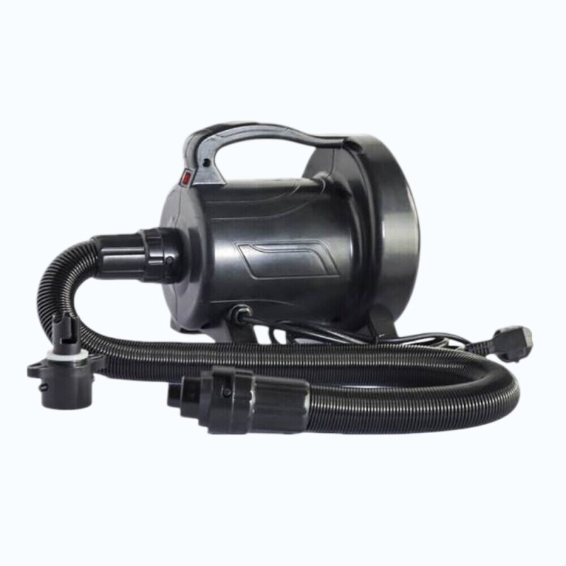 Gonfleur électrique 1200w 230V pour petites structures gonflables, avec 3 embouts de gonflage.