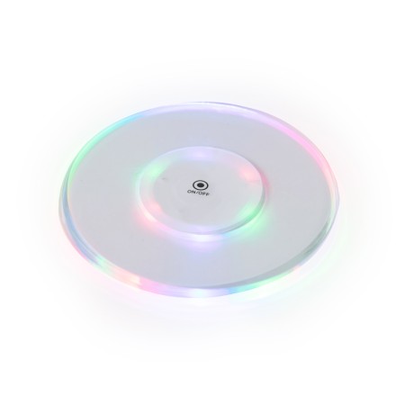 LED Light-Up Drink Coaster — 6 LEDs, 3 Modes
