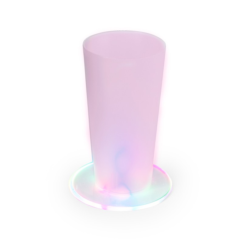 LED Light-Up Drink Coaster — 6 LEDs, 3 Modes