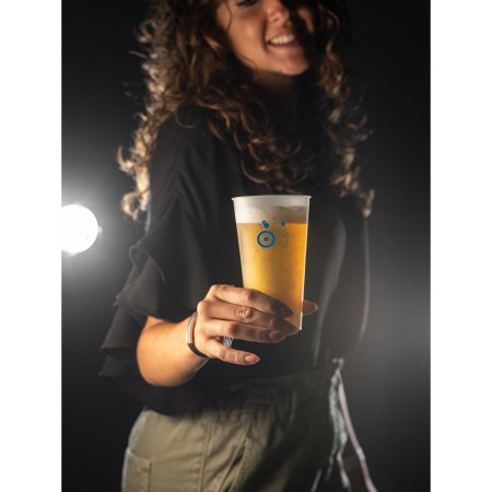 Gobelet de festival 500ml personnalisé — Réutilisable, fabrication Europe