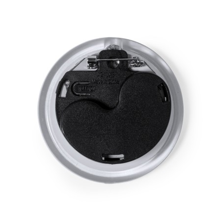 Multi-Colour LED Light-Up Badge — 5 cm, 3 Modes