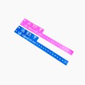 PVC Vinyl Wristbands with 3 Tear-Off Coupons — Custom Branded