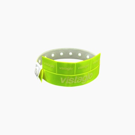 PVC Vinyl Wristbands with 4 Tear-Off Coupons — Custom Branded