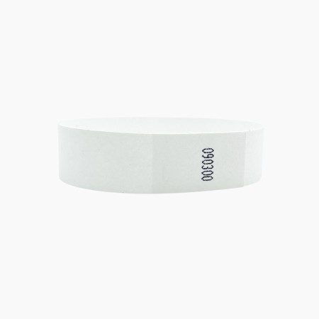 White Printable identification wristbands - Laser and inkjet