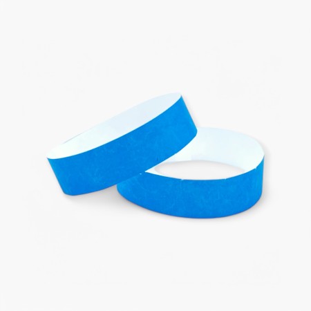 Printed Tyvek Wristbands 19mm Paper Entry Control