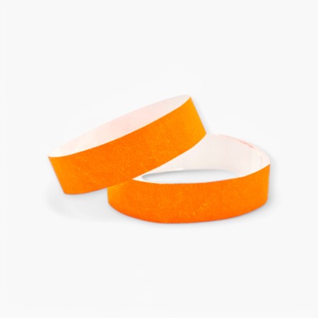 Printed Tyvek Wristbands 19mm Paper Entry Control