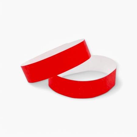Printed Tyvek Wristbands 19mm Paper Entry Control