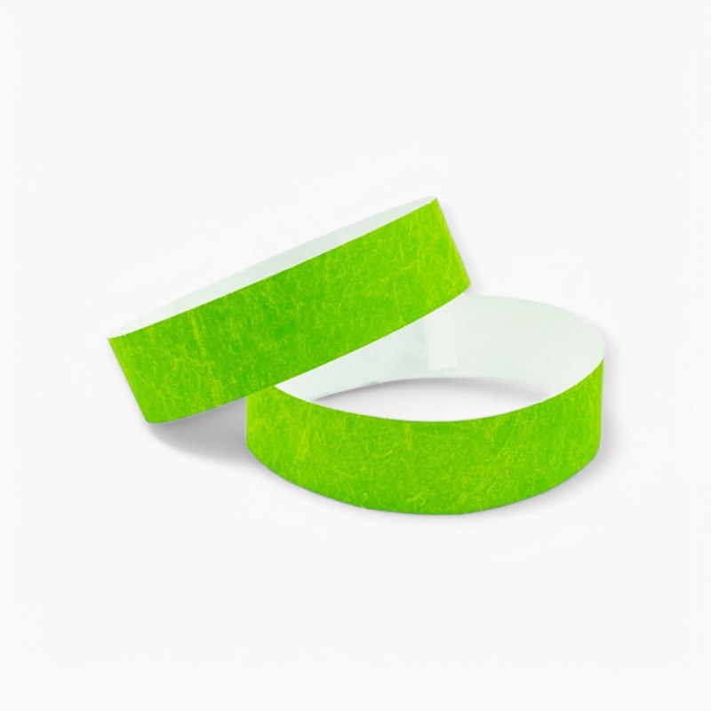 Printed Tyvek Wristbands 19mm Paper Entry Control