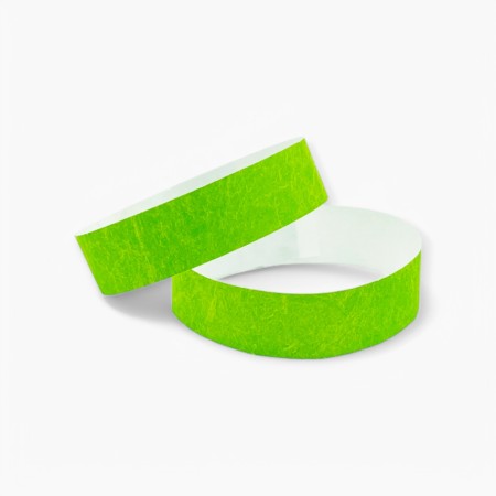 Printed Tyvek Wristbands 19mm Paper Entry Control