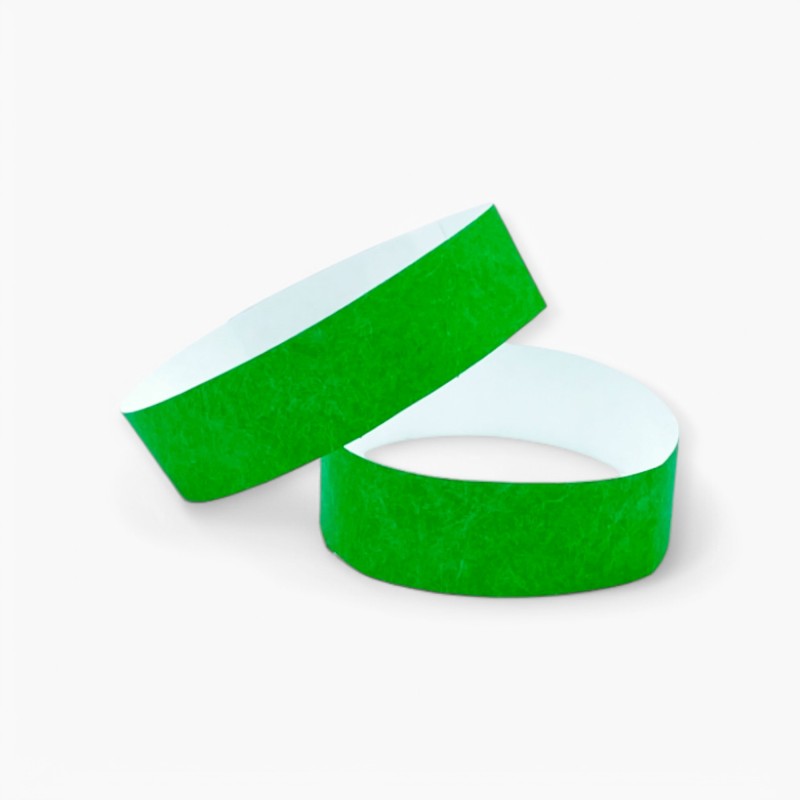 Printed Tyvek Wristbands 19mm Paper Entry Control