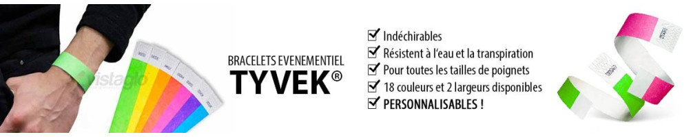 Identification and control wristbands | Tyvek ® Paper | Events