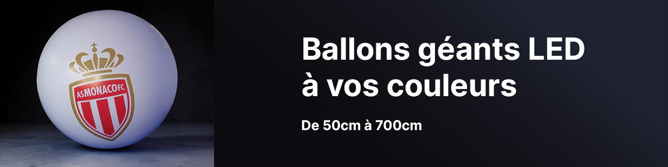 Ballons Lumineux G&eacute;ants Publicitaires